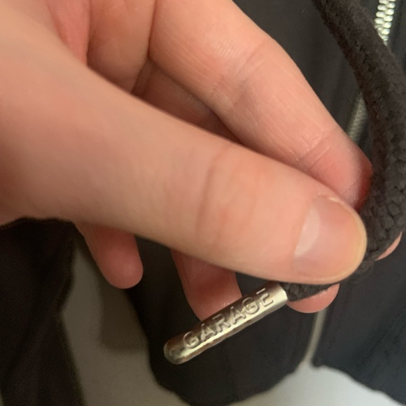 Garage Dark Gray Corset Zip up Hoodie XS - Picture 6 of 9